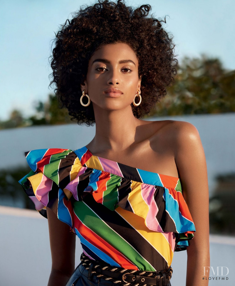 Imaan Hammam featured in Club Tropicana, November 2017