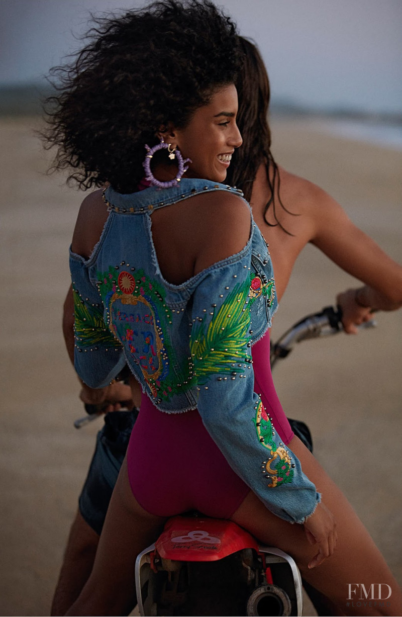 Imaan Hammam featured in Club Tropicana, November 2017