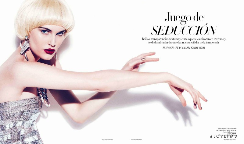 Alla Kostromicheva featured in Juego de Seduccion, April 2012