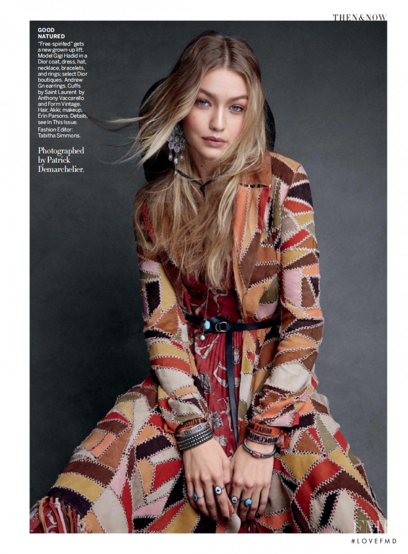 Gigi Hadid featured in Then & Now - Models & Muses, December 2017