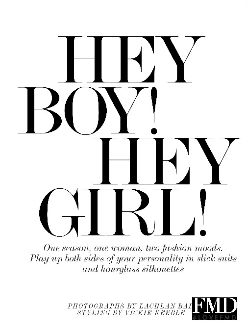 Hey Boy! Hey Girl!, July 2011