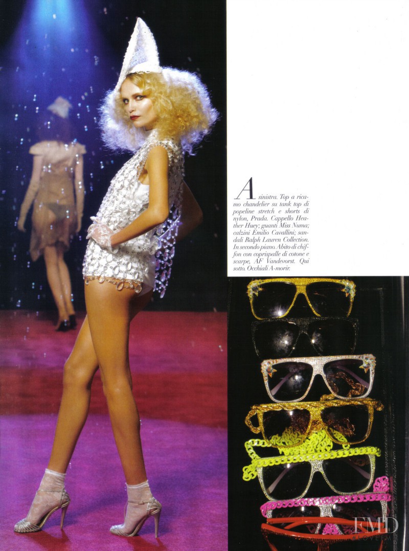 Natasha Poly featured in Runway, January 2010