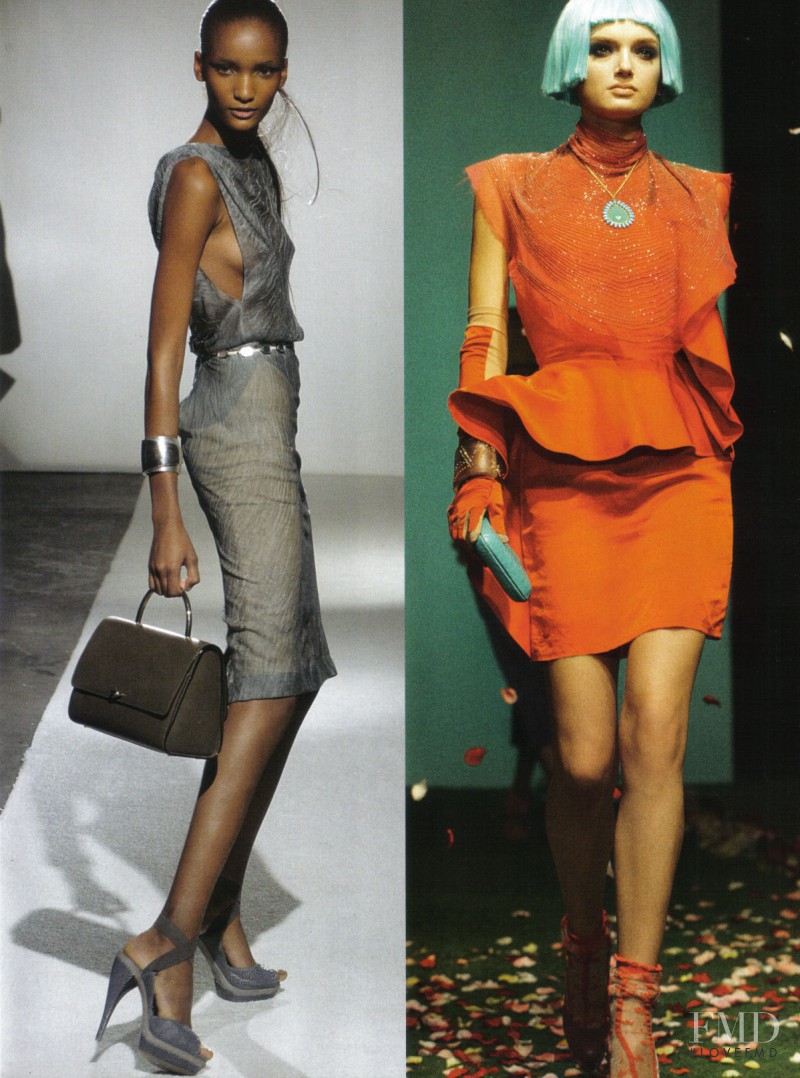 Lily Donaldson featured in Runway, January 2010