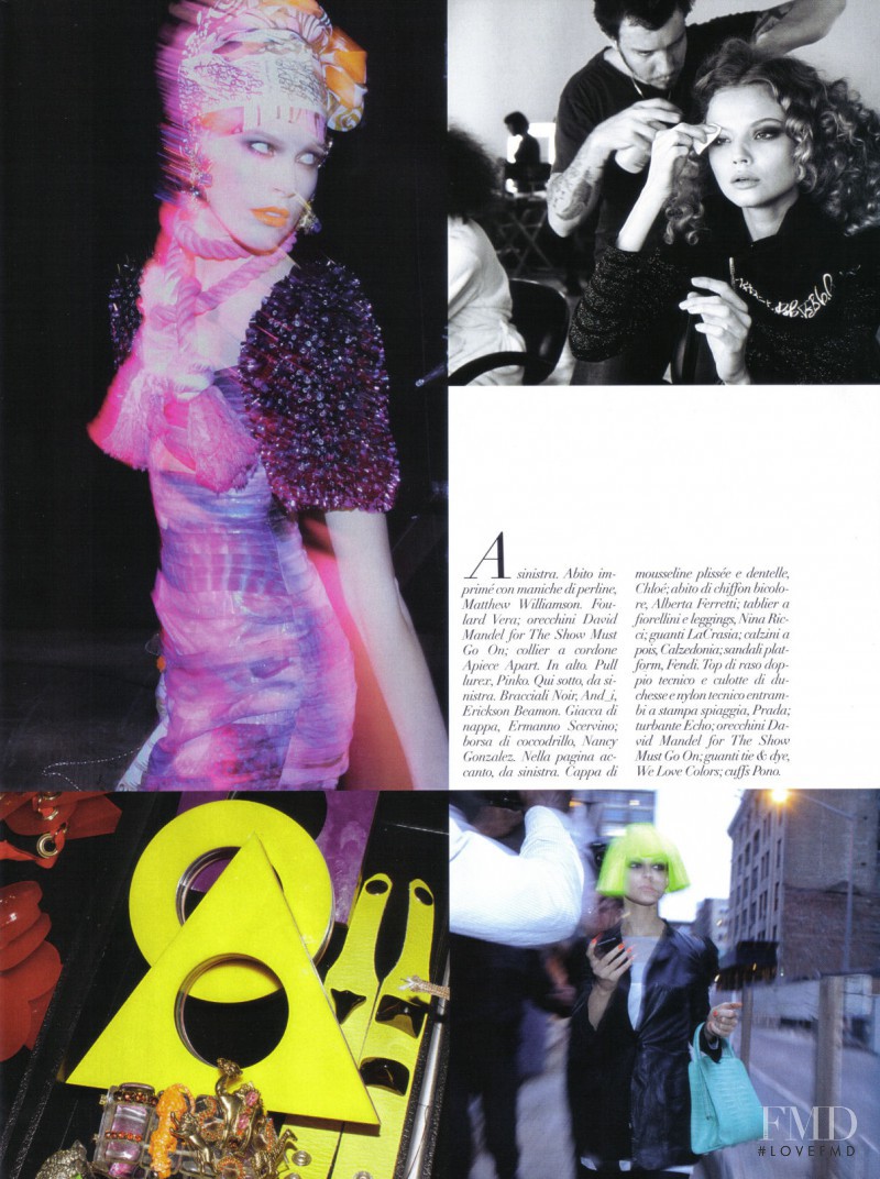 Iselin Steiro featured in Runway, January 2010