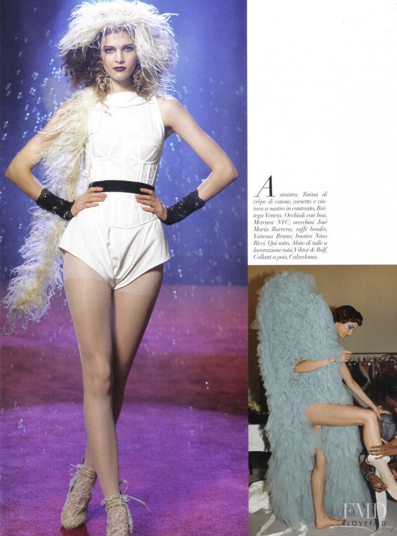 Kendra Spears featured in Runway, January 2010