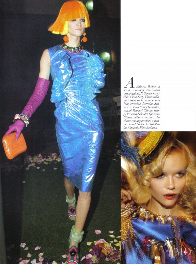 Natasha Poly featured in Runway, January 2010