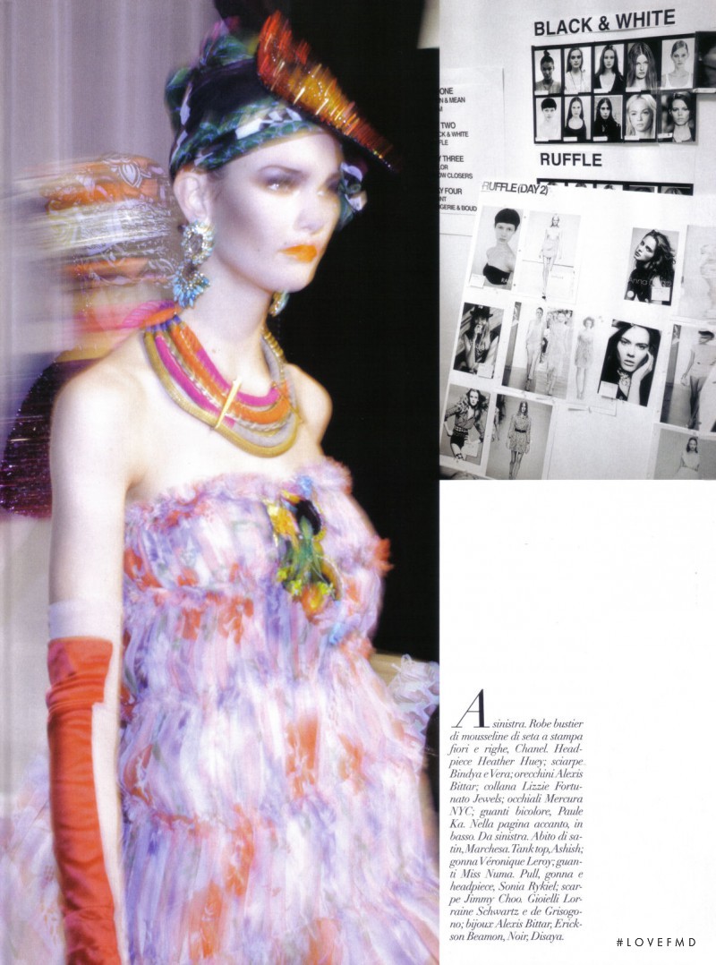 Kendra Spears featured in Runway, January 2010
