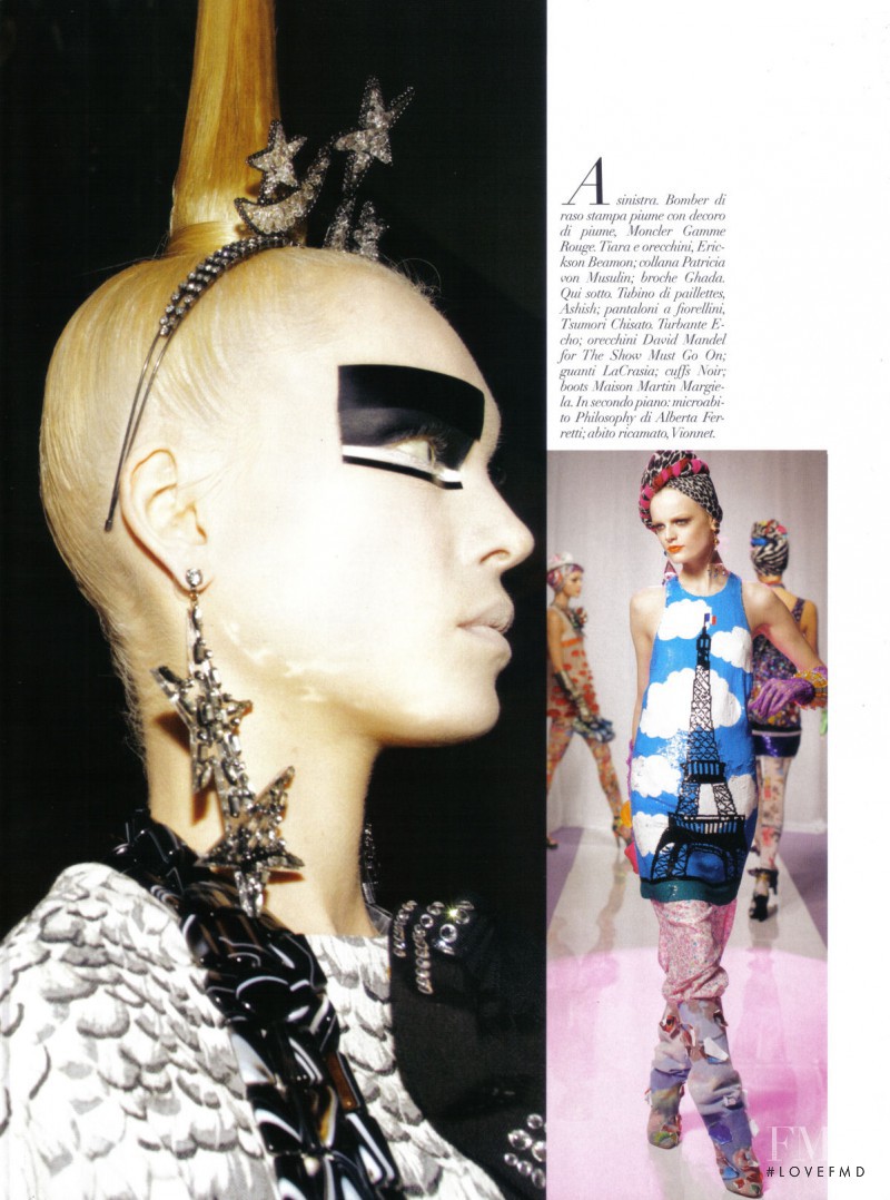 Hanne Gaby Odiele featured in Runway, January 2010