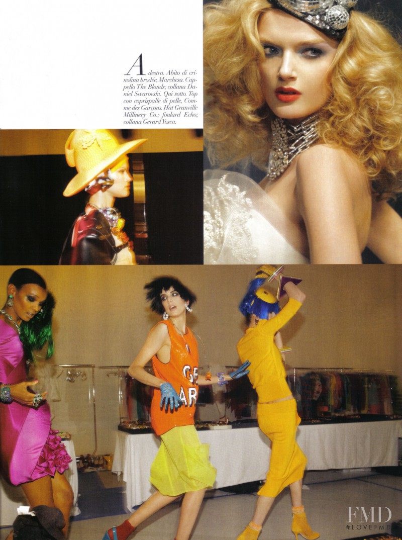 Lily Donaldson featured in Runway, January 2010