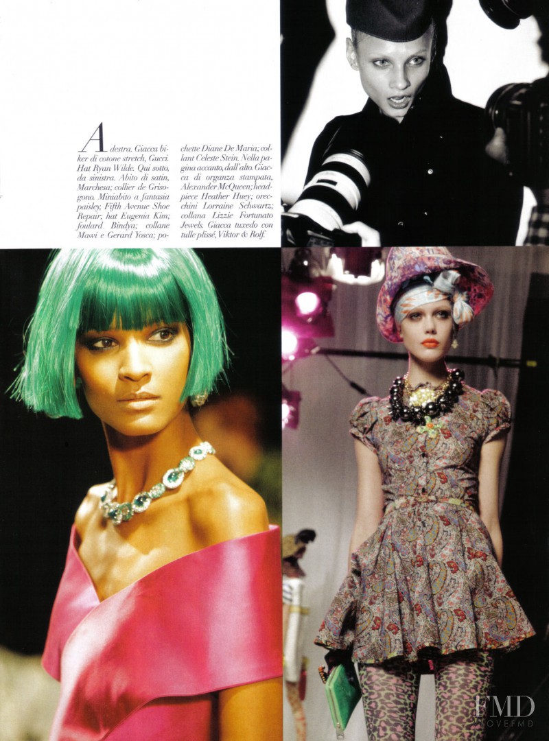 Liya Kebede featured in Runway, January 2010