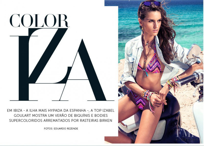 Izabel Goulart featured in Color Iza, October 2014