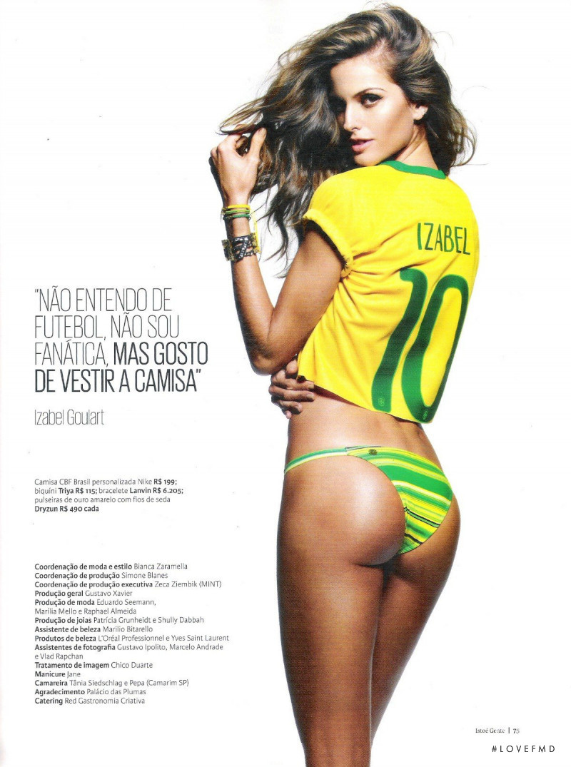 Izabel Goulart featured in Mostra A Sua Cara, June 2014