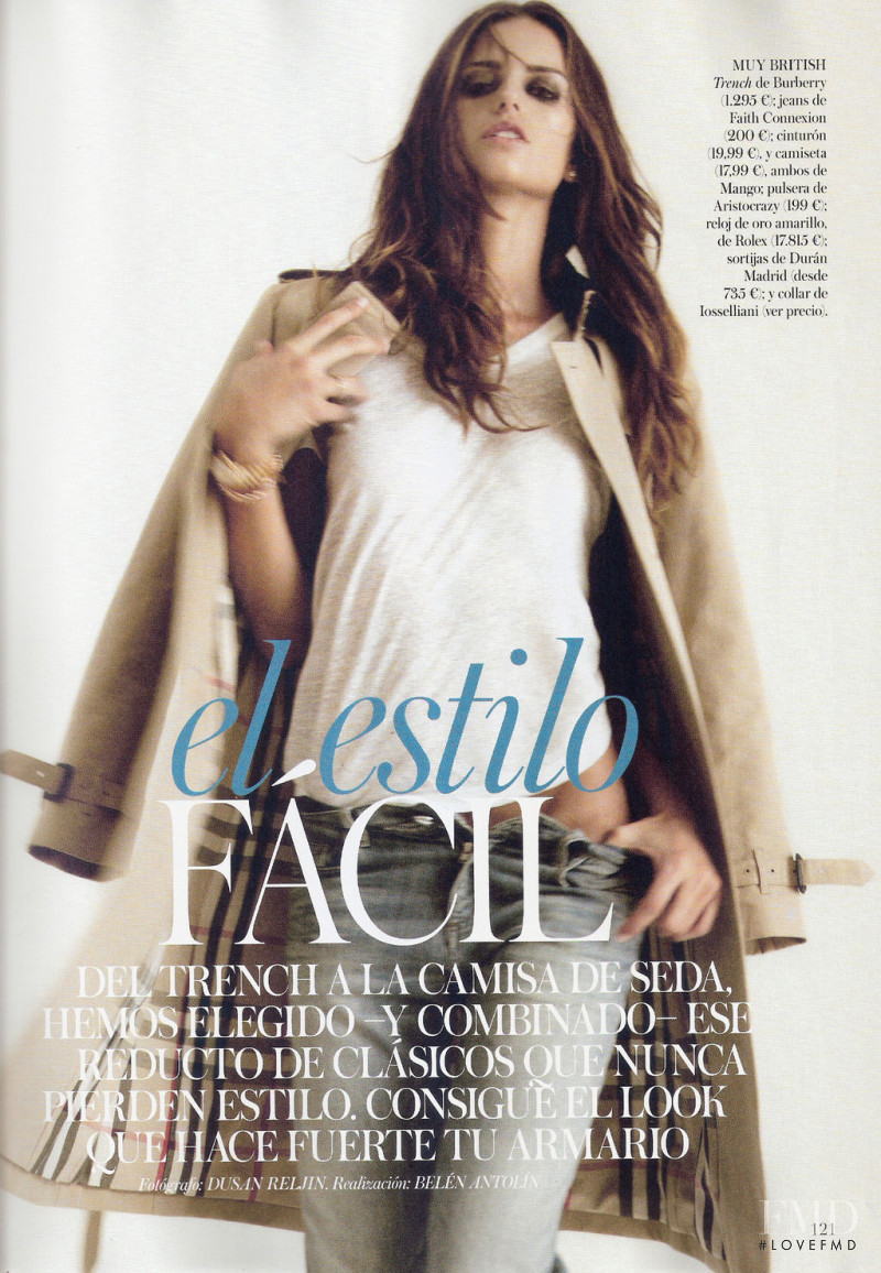 Izabel Goulart featured in El Estilo Facil, February 2012