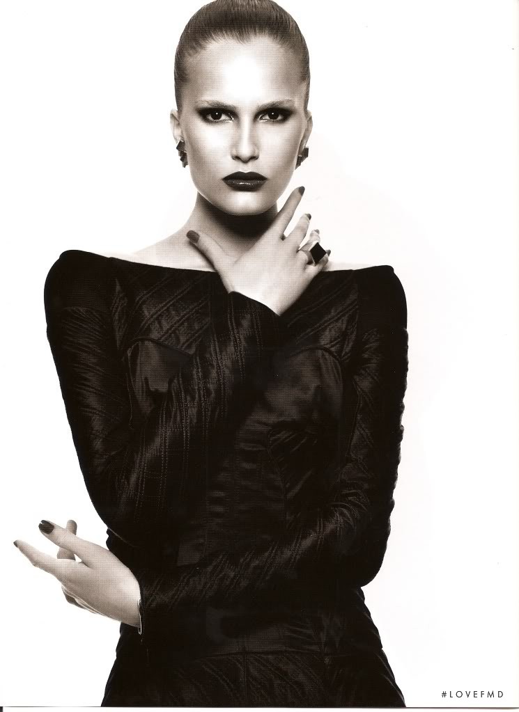 Alla Kostromicheva featured in Style Noir, June 2009