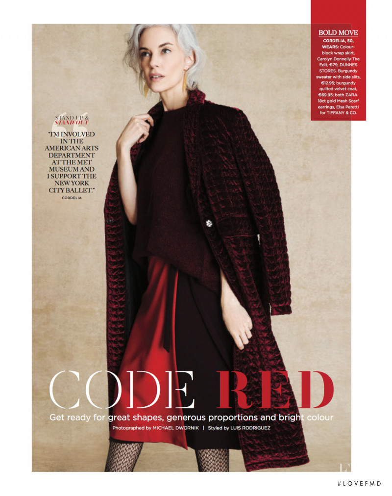 Cordelia Dietrich featured in Code Red, September 2017