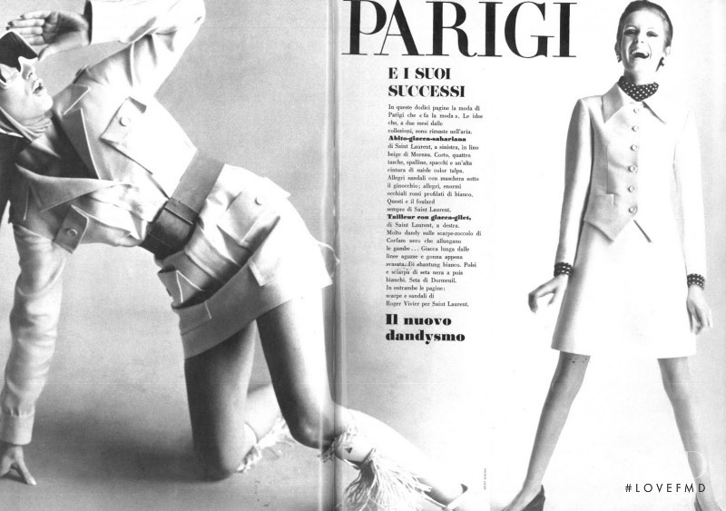 Donna Mitchell featured in Parigi, April 1967