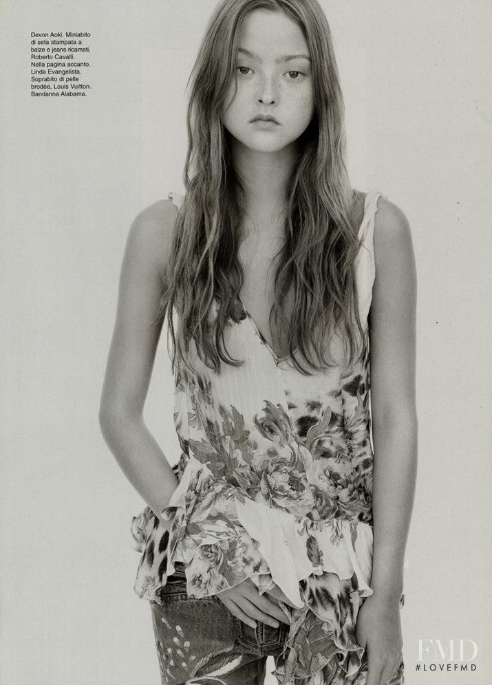 Devon Aoki featured in Portraits, January 2002