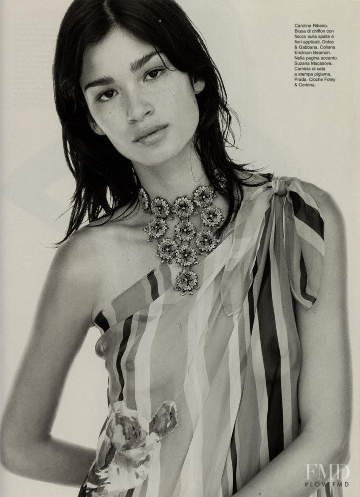 Caroline Ribeiro featured in Portraits, January 2002