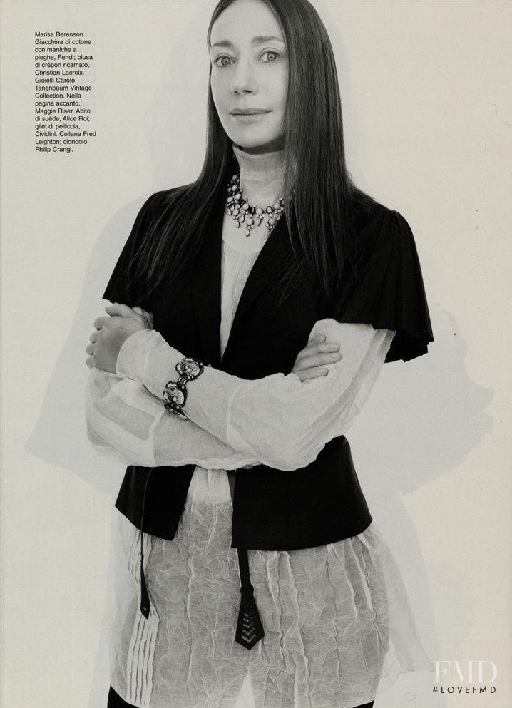 Marissa Berenson featured in Portraits, January 2002