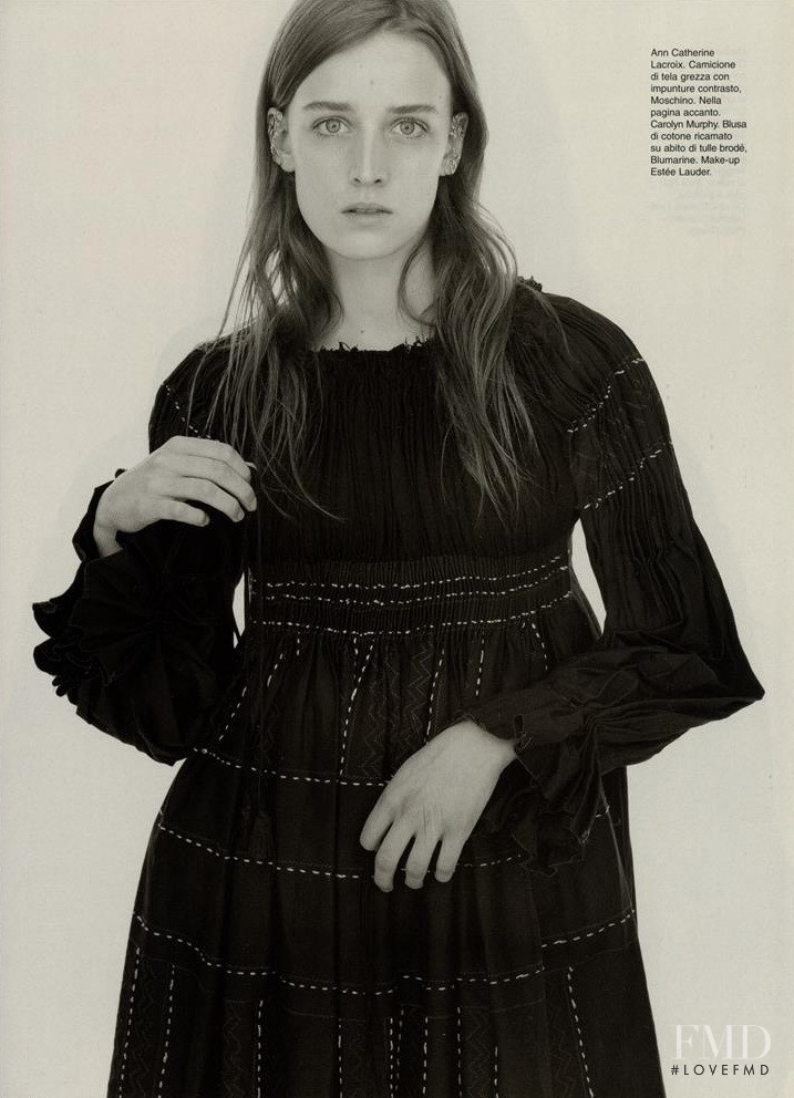 Ann-Catherine Lacroix featured in Portraits, January 2002