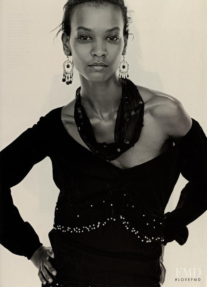 Liya Kebede featured in Portraits, January 2002