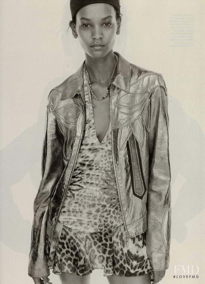 Liya Kebede featured in Portraits, January 2002