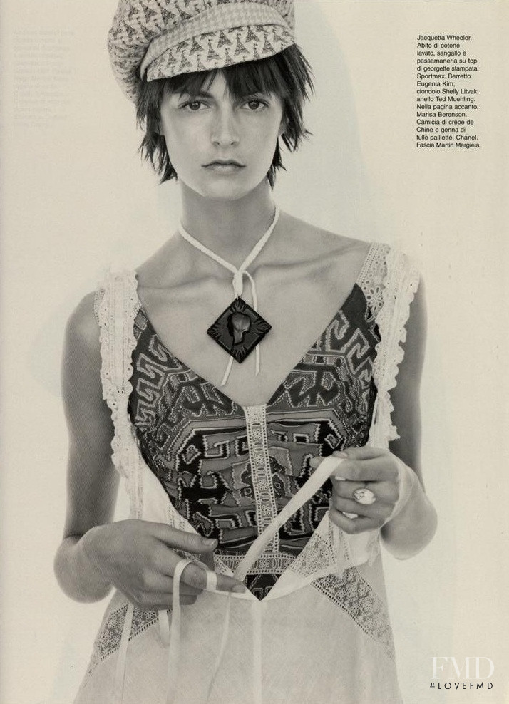 Jacquetta Wheeler featured in Portraits, January 2002