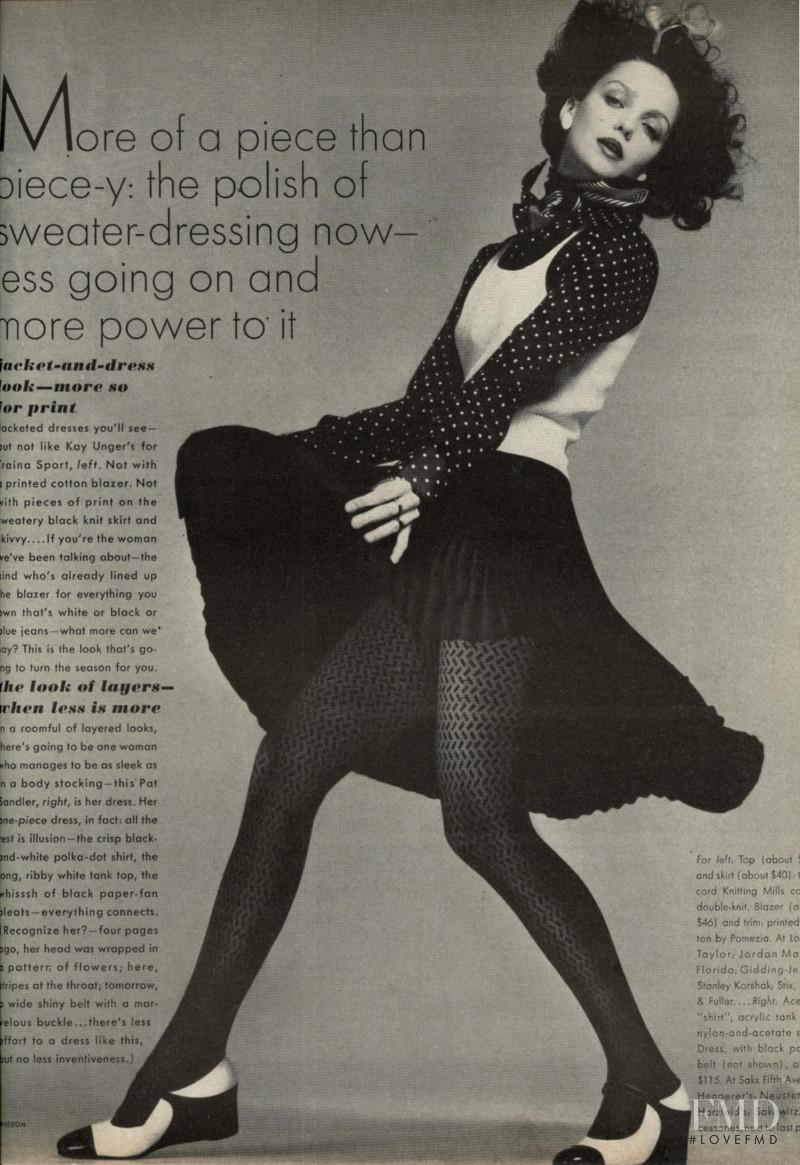 Donna Mitchell featured in The New Look--Only More So, February 1972