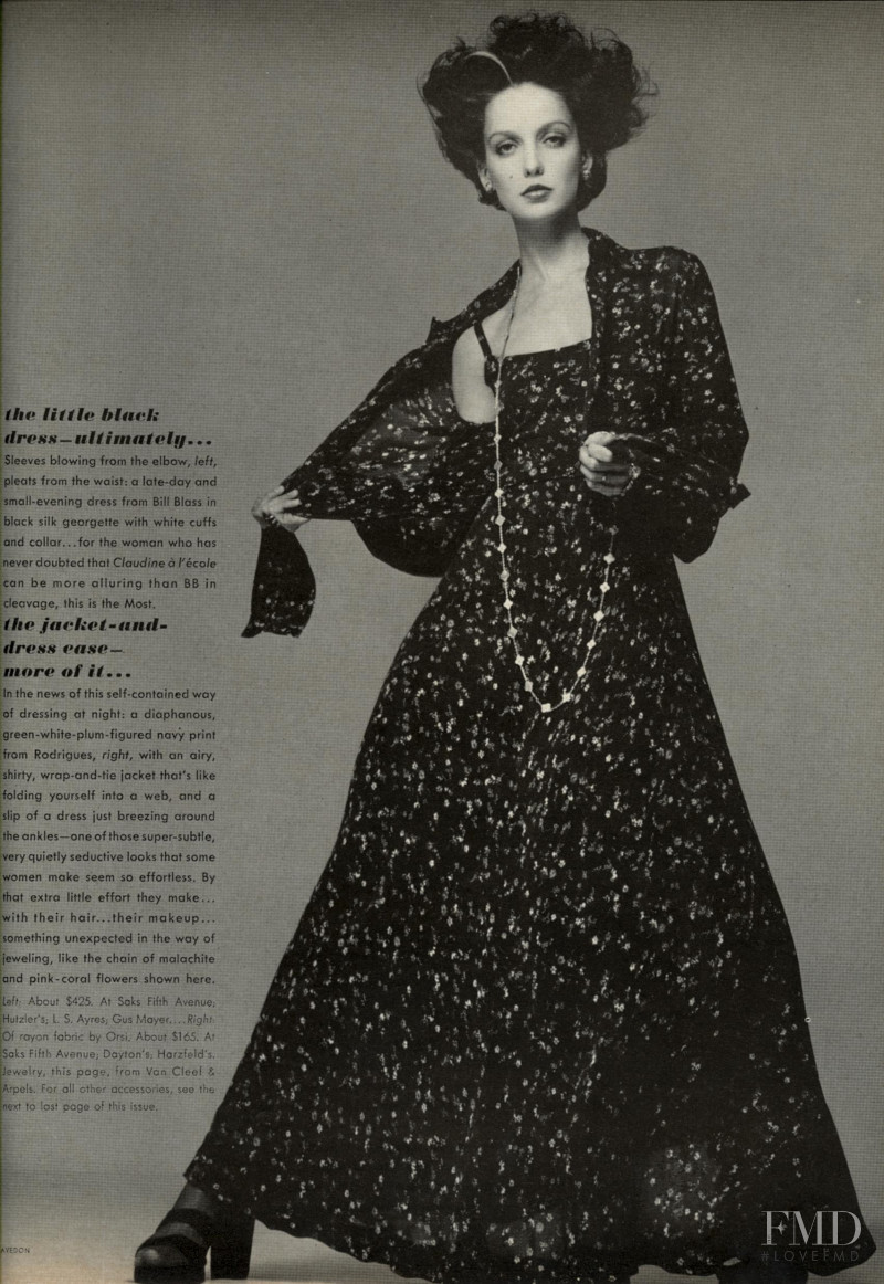 Donna Mitchell featured in The New Look--Only More So, February 1972