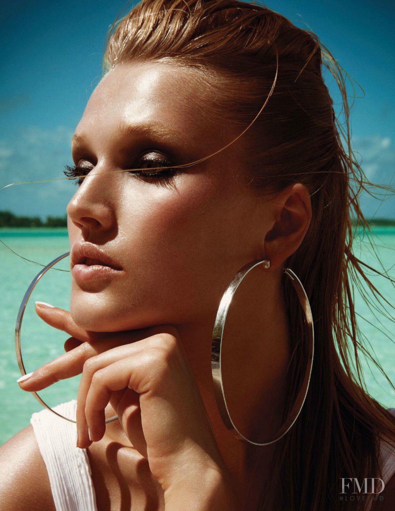 Toni Garrn featured in Tropical Princess, August 2012