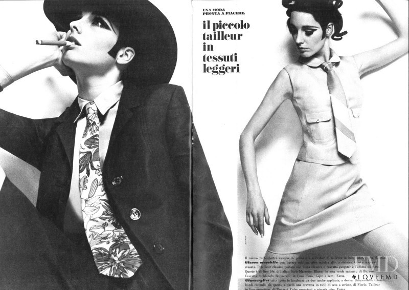 Donna Mitchell featured in Il Piccolo Tailleur in Tessuti Leggeri, April 1967