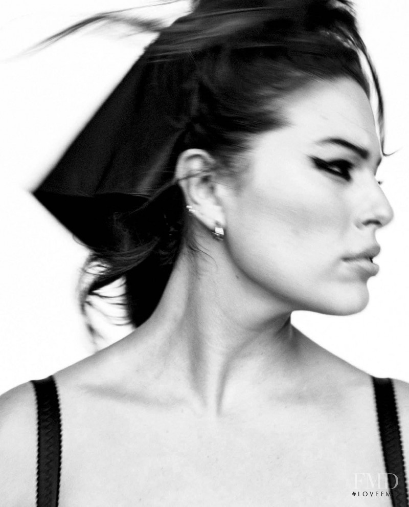 Ashley Graham featured in Straight Up, December 2017