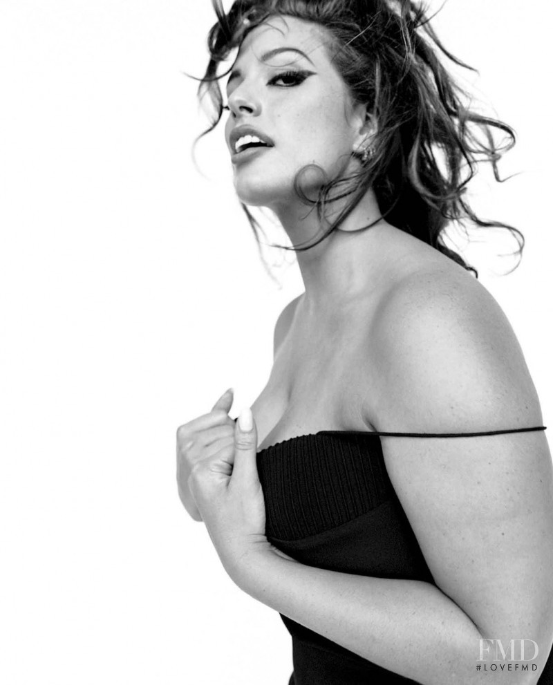 Ashley Graham featured in Straight Up, December 2017