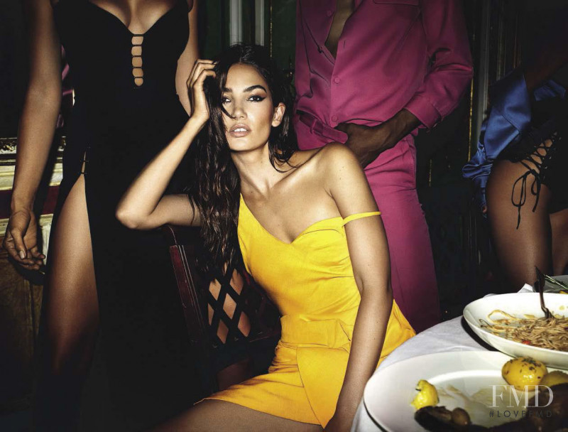 Lily Aldridge featured in The Celebration Issue, December 2017