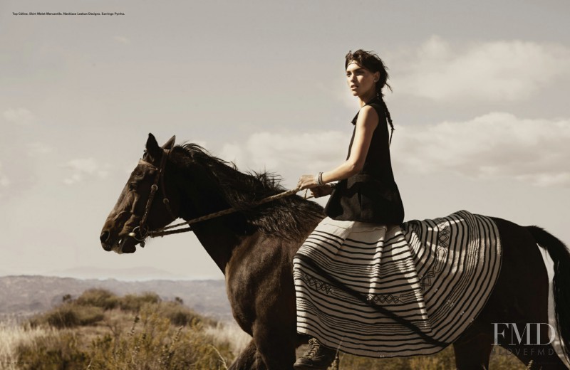 Arizona Muse featured in The Free Spirit, June 2012