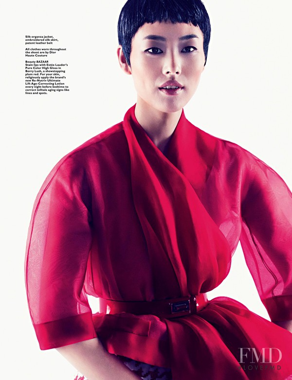 Liu Wen featured in Heavenly Creatures, June 2012