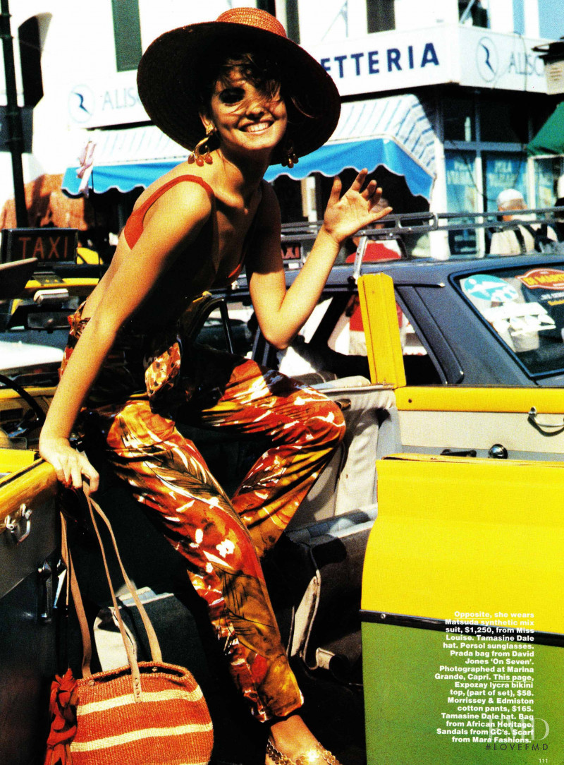 Cathy Fedoruk featured in Living It Up In Capri, January 1991