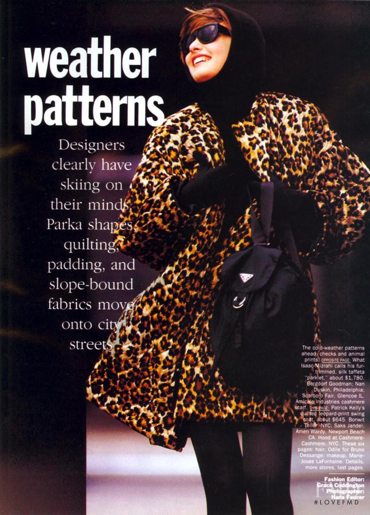 Gretha Cavazzoni featured in Weather Patterns, August 1989