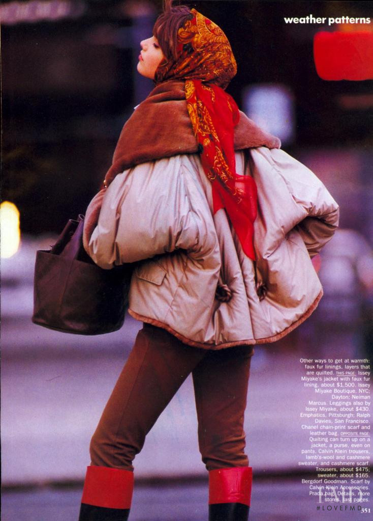 Gretha Cavazzoni featured in Weather Patterns, August 1989