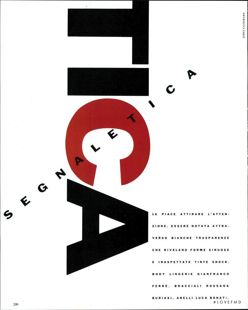 Segnaletica, February 1989