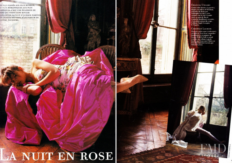 Gretha Cavazzoni featured in La Nuit en Rose, March 1990