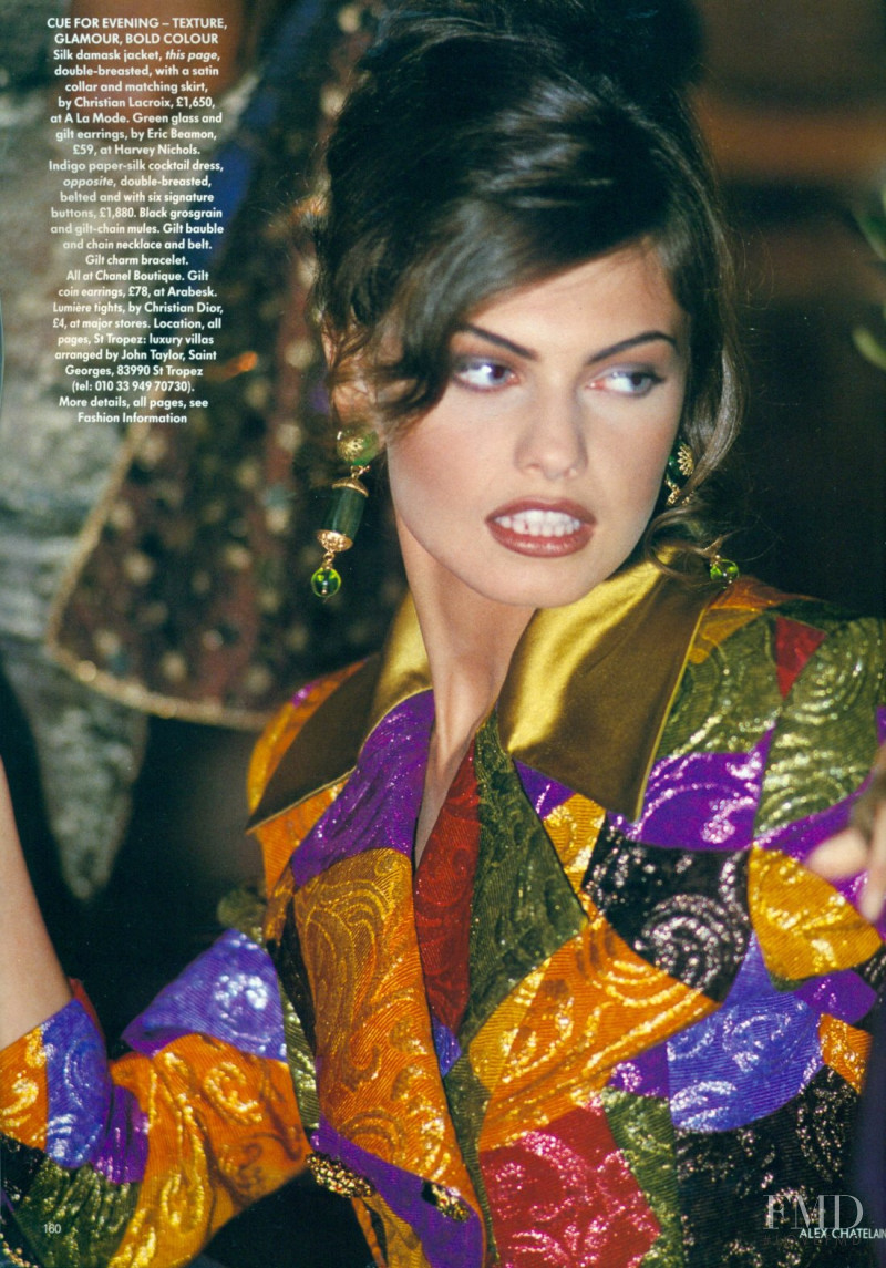 Gretha Cavazzoni featured in The Coat Dress, December 1991