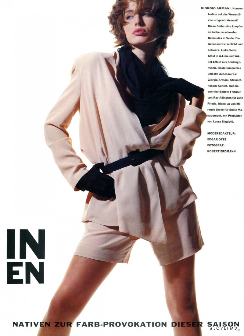 Julie Anderson featured in Multi Color, January 1991