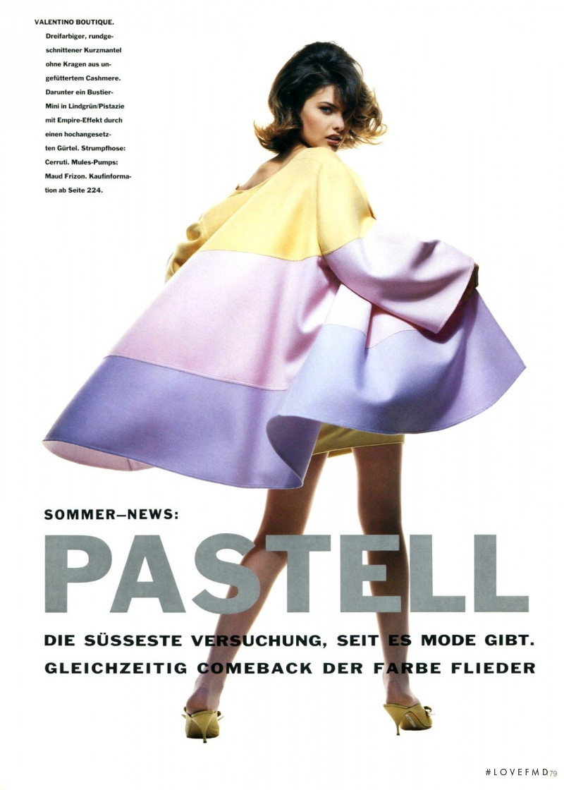 Gretha Cavazzoni featured in Multi Color, January 1991