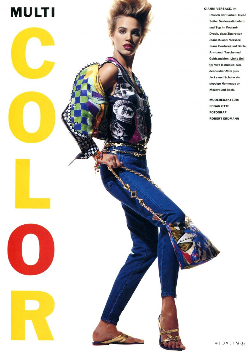 Emma Sjoberg featured in Multi Color, January 1991