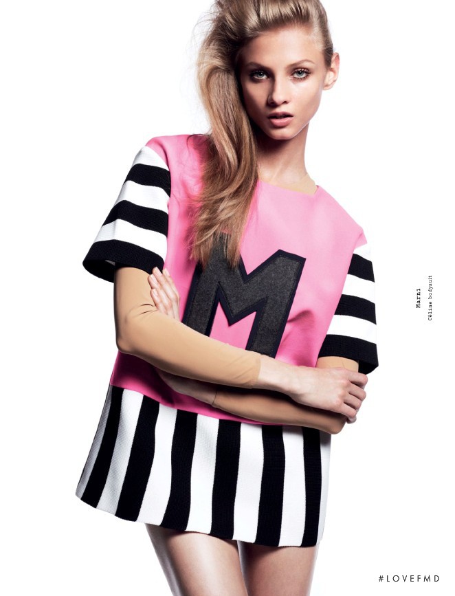 Anna Selezneva featured in Calcio Couture, March 2012