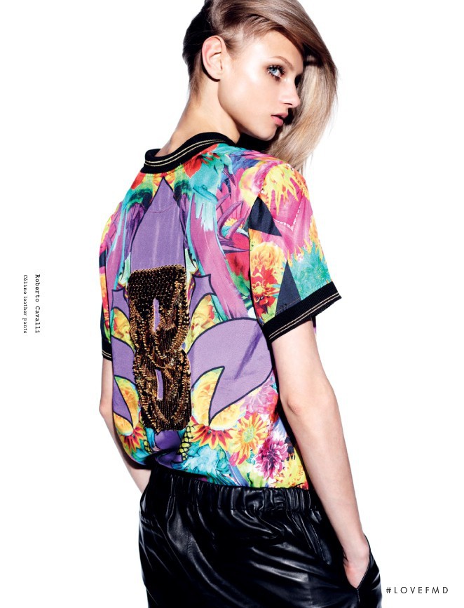 Anna Selezneva featured in Calcio Couture, March 2012