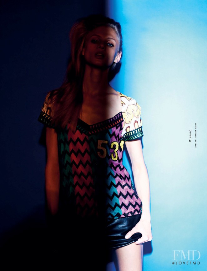 Anna Selezneva featured in Calcio Couture, March 2012