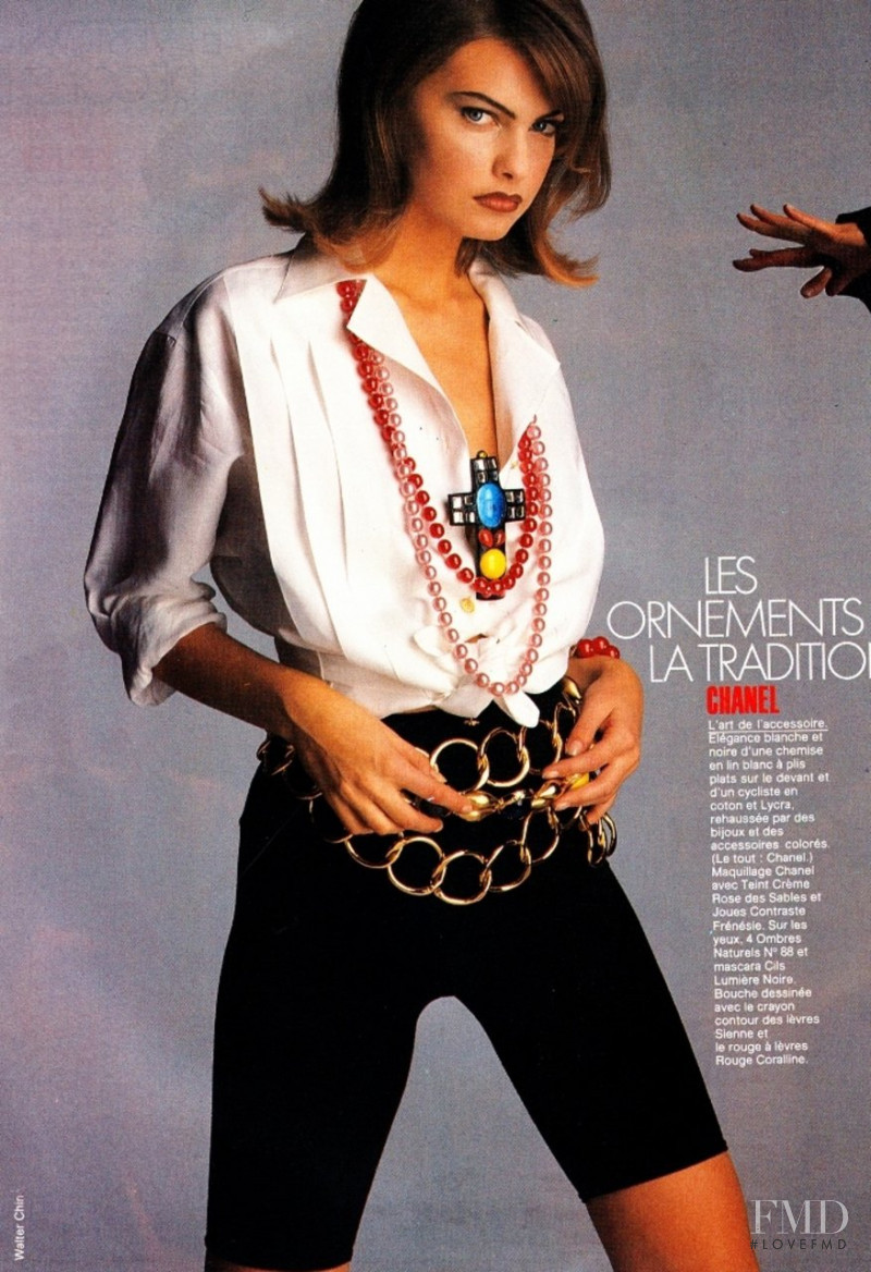 Gretha Cavazzoni featured in Les Habits Neufs Des Createurs, February 1991