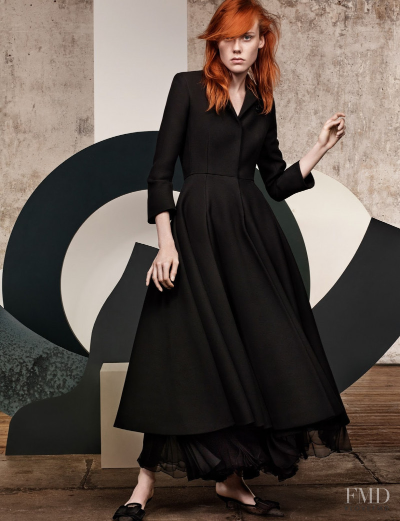 Kiki Willems featured in Dior, September 2017